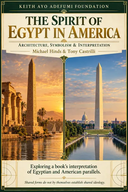 Interpretive KAAF educational poster: The Spirit of Egypt in America