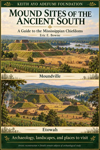 Interpretive KAAF educational poster: Mound Sites of the Ancient South