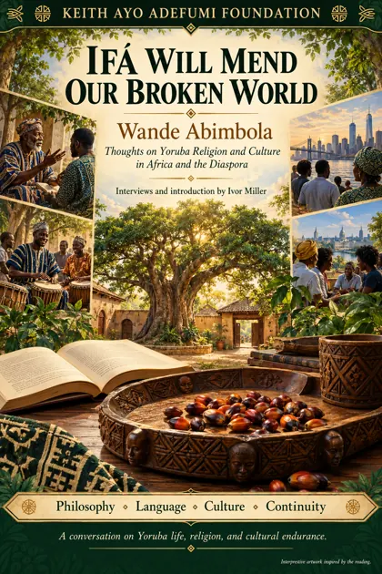 Interpretive KAAF educational poster: Ifá Will Mend Our Broken World