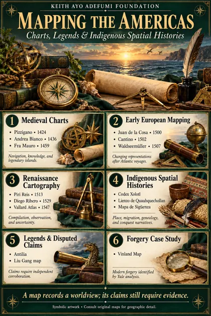 Interpretive KAAF educational poster: Mapping the Americas