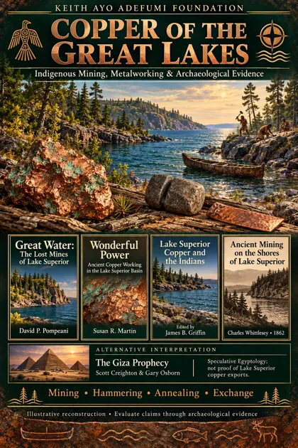 Interpretive KAAF educational poster: Copper of the Great Lakes